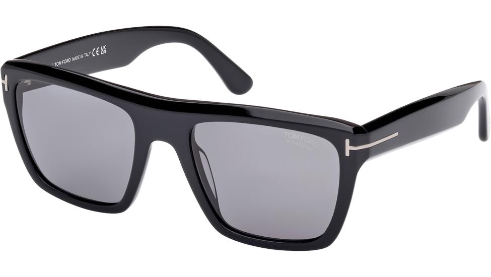 Tom Ford ALBERTO (FT1077-N 01D) 55 | Polarize Unisex Siyah Güneş Gözlüğü